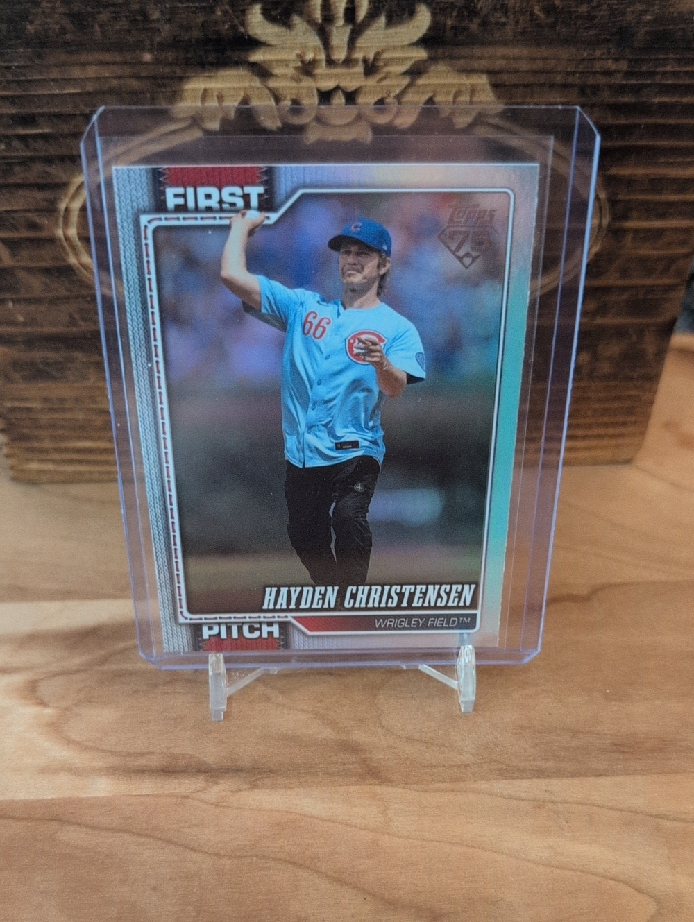 2026 Topps Series 2 Hayden Christensen First Pitch HoloFoil Card Chicago Cubs 🔥